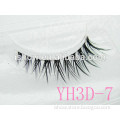 popular high quality pure human hair 3D synthetic eyelashes